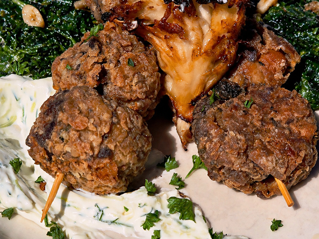 Blue House Mushroom Kofta